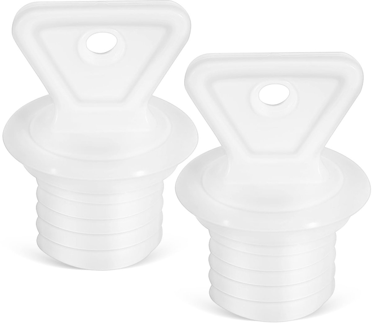 Dailygoods- Warmwaterkruik - 2 Stuks - Rubber Flessendop - Waterdichte Afdichting - Vervangbare Dop - 4,5 x 3,5 cm - Eenvoudig in Gebruik - Warmwaterfles
