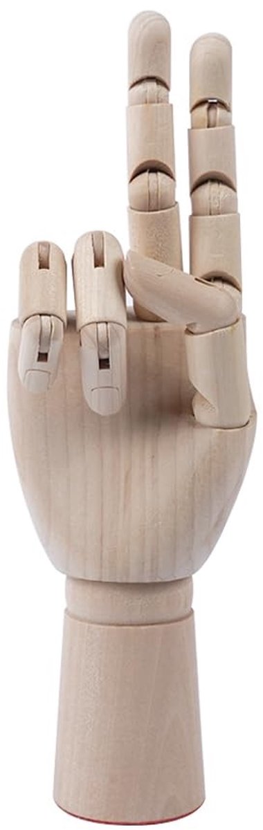 Dailygoods - Flexibel Houten Handmodel voor Tekenen en Schetsen