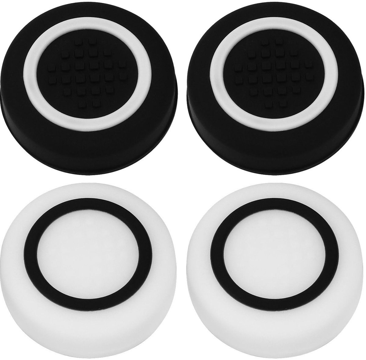 Dailygoods- Joystick Caps Zachte Siliconen - Beschermhoes - Grip Cap - Compatibel met ROG Ally/Steamdeck - Eenvoudig te installeren - Verbeterde grip en controle - Duimgreep