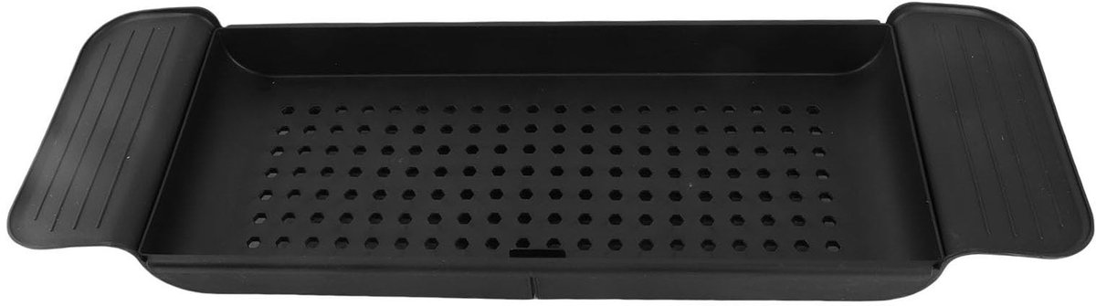 Dailygoods- Badcaddy Uitbreidbaar - Badkuipwagen - Kunststof - Slijtvast - Compact - Voorwerpenhouder - Badkuiprek