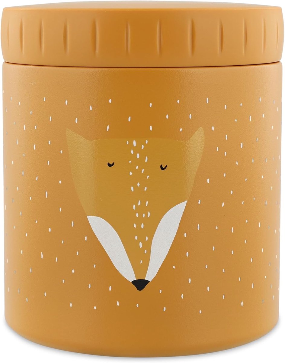 Geïsoleerde lunchbox - Voedselpot roestvrij staal - Maaltijden onderweg - Houdt warm of koel - 500 ml - Vos design