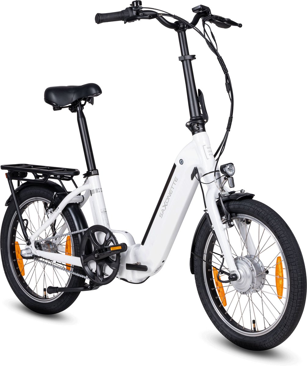 Compact Comfort Plus 2.0 Elektrische Vouwfiets 20 Inch - 250W Achterwielmotor - 374Wh EVE Accu - Shimano Nexus 3 Versnellingen - 95% Voorgemonteerd - Aluminium Frame - LCD Display - Wit