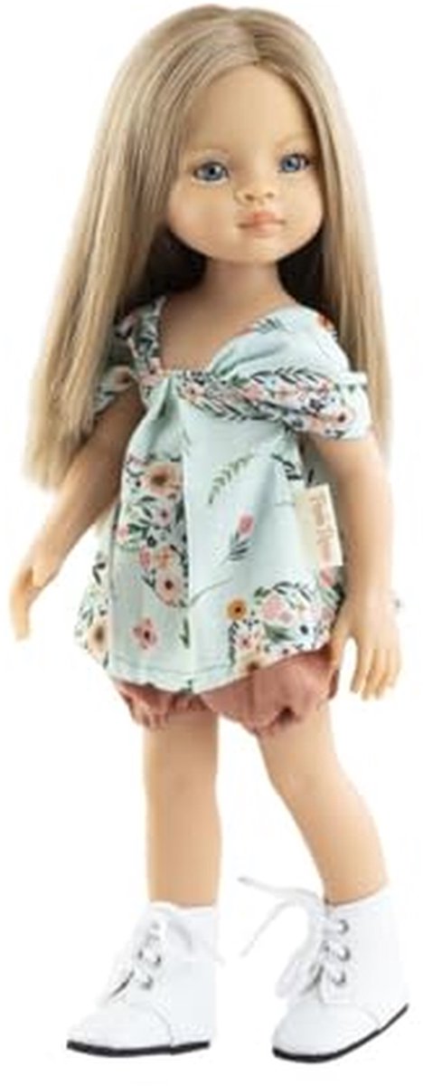 Roxane pop - Speelgoed pop - Kinderspel - Gedetailleerd ontwerp - 32 cm - Meerkleurig