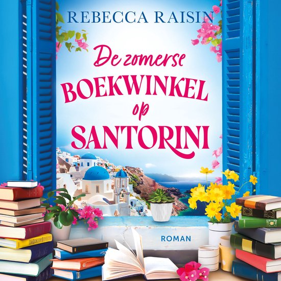 De zomerse boekwinkel op Santorini - cover