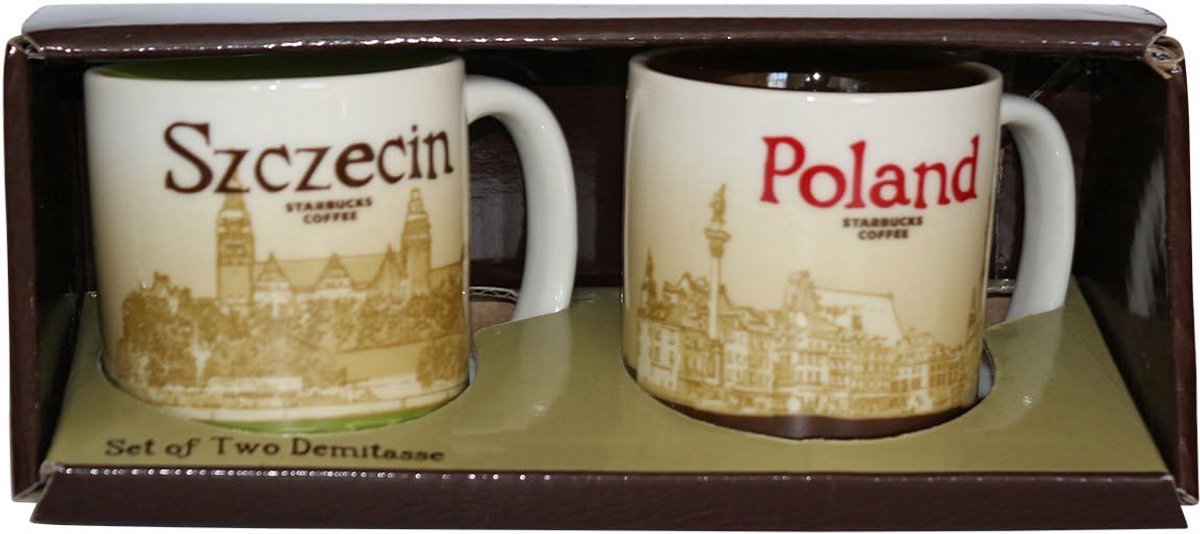 Espresso Kopjes Koffie Mokjes Koffie Moment Stad Ontwerp 90 ml Wit