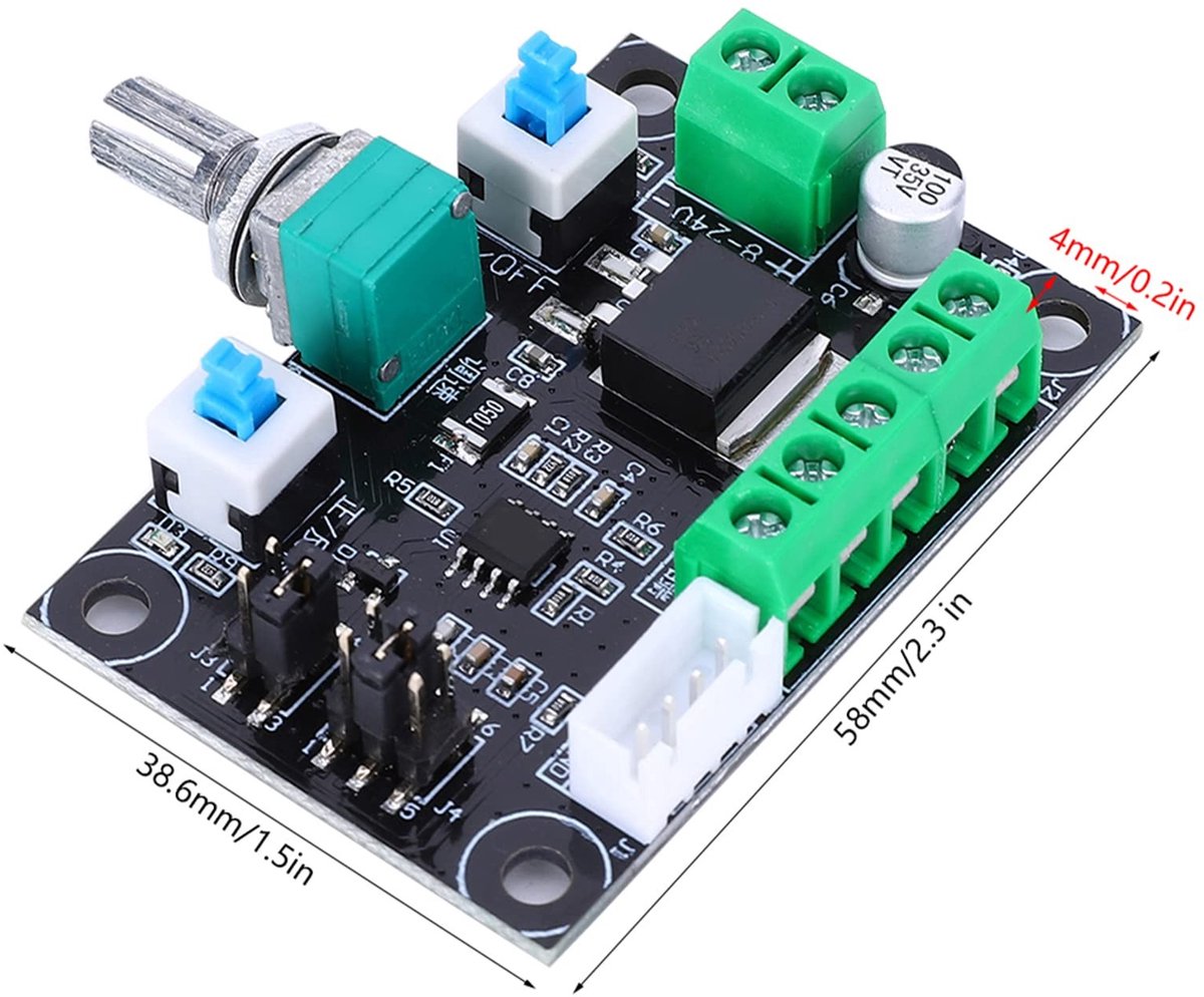 Dailygoods- Stappenmotor Controller - Puls Signaalgenerator - Positieve/Negatieve Rotatiecontrole - Aandrijfregelaar - Kunststof - Afmetingen 38,6 x 58 mm - Motorcontroller