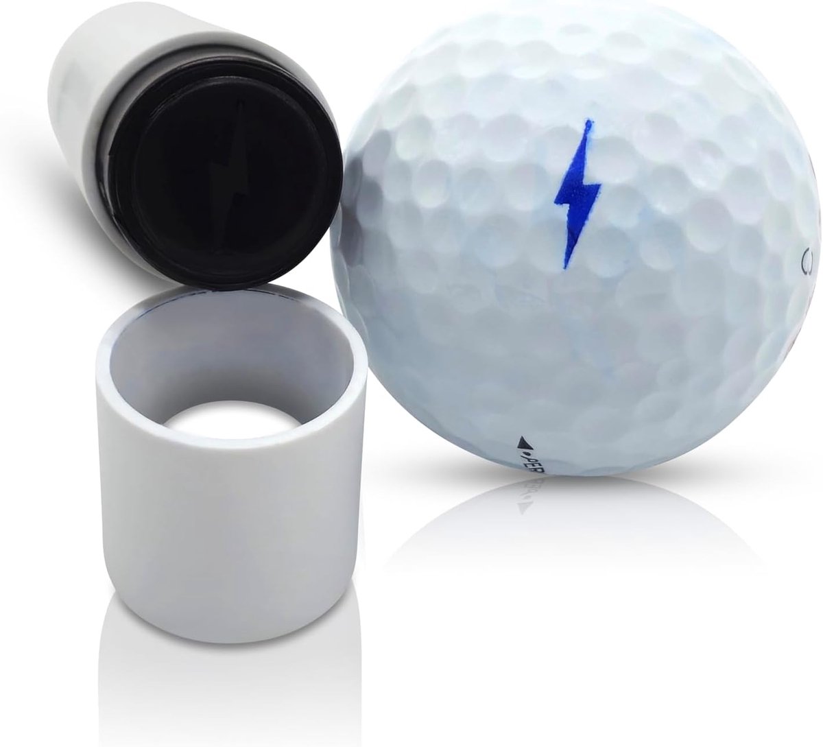 Golfbal Stempel - Balmarker Golfaccessoire - Golfbal Markeren - Waterdichte Sneldrogende Inkt - Klein - Meerdere Ontwerpen