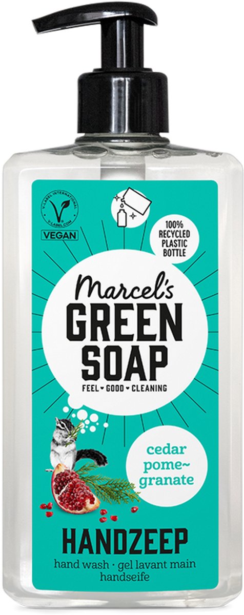 Marcel's Green Soap Handzeep Ceder & Granaatappel (500 ml)
