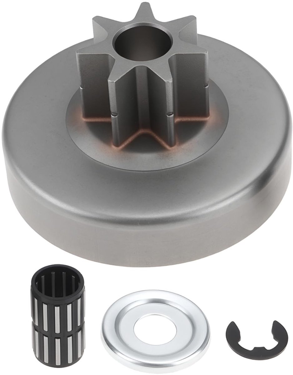 Dailygoods - Koppeling Aandrijving Tandwiel Drum 7T Compatibel met Ketting