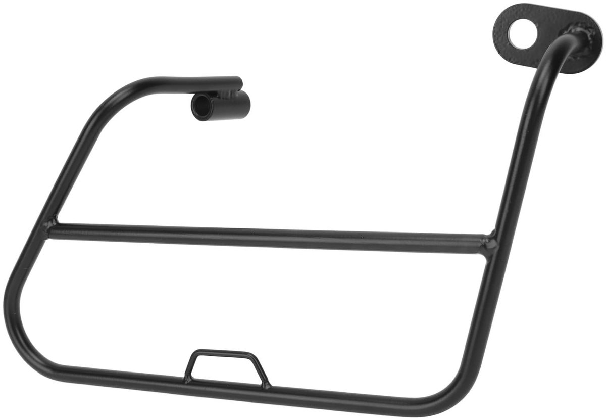 Dailygoods- Zijbagagedrager Metalen - Praktische Opslag - Eenvoudige Installatie - Zwarte Coating - Elegant Ontwerp - Geschikt voor Moto Super Cub C125 2019-2023 - Bagagerek