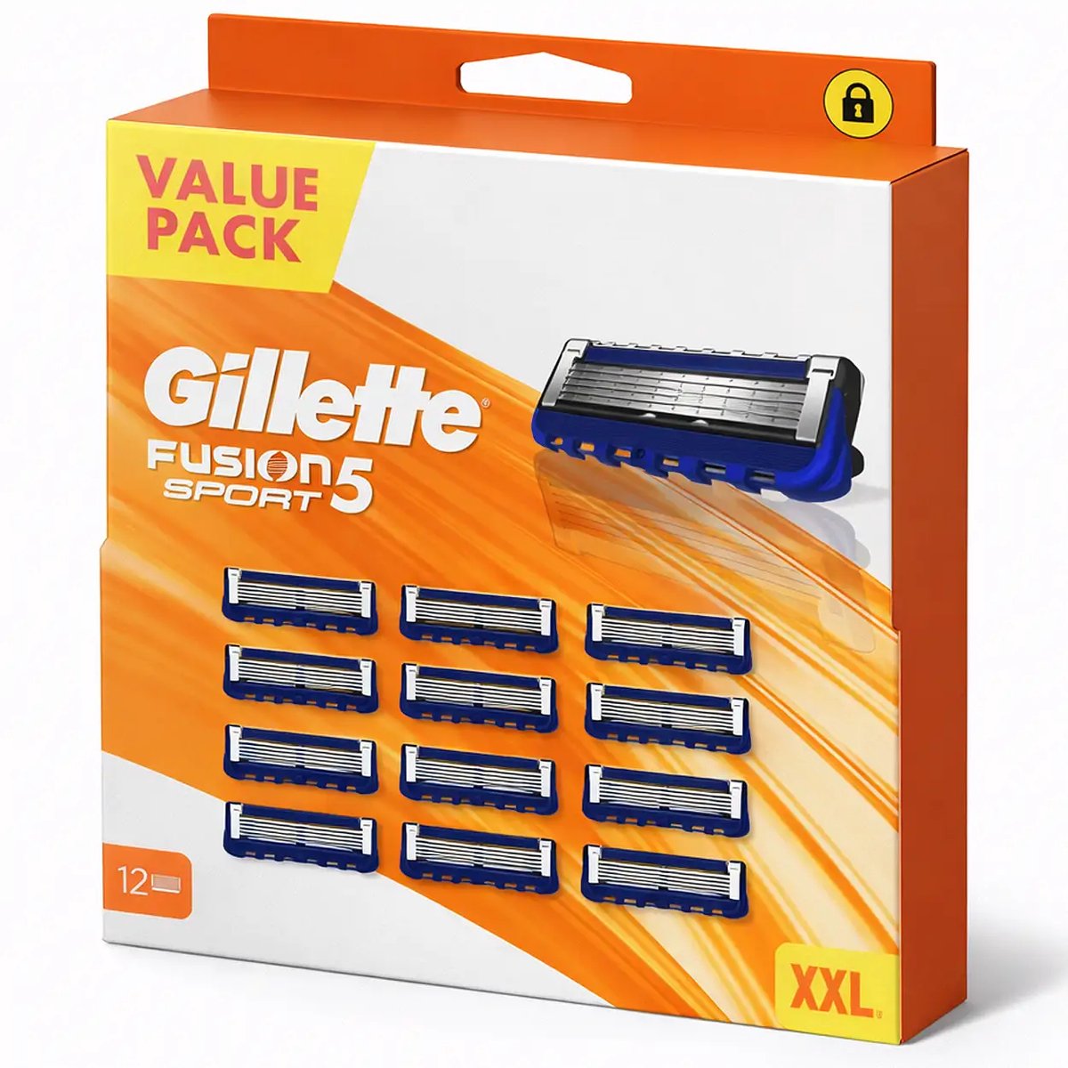 Gillette fusion sport navulmesjes 12 stuks