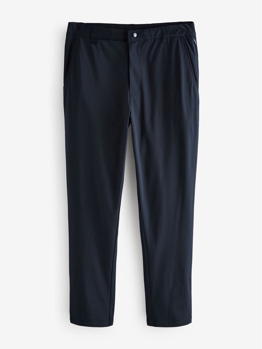 Next - Heren - Sportieve golf chino - Blauw