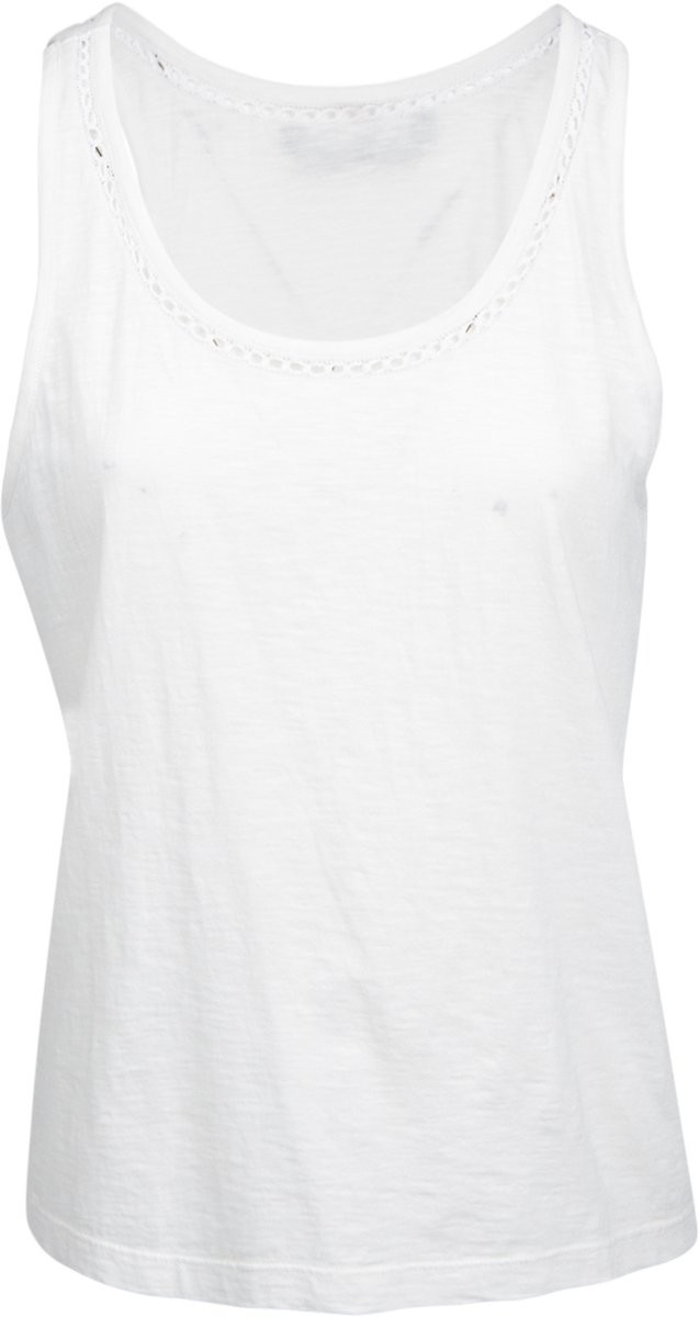 Brunotti Diljara Top Snow Dames 100% Slubkatoen Lichtgewicht Ademend XS Wit