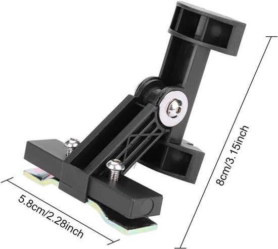 Fietsbidonhouder Adapter - Bidonhouder Fiets - Extra Bidons Meenemen - Bevestiging aan Zadel - 2 Bidons - Zwart — afbeelding 5