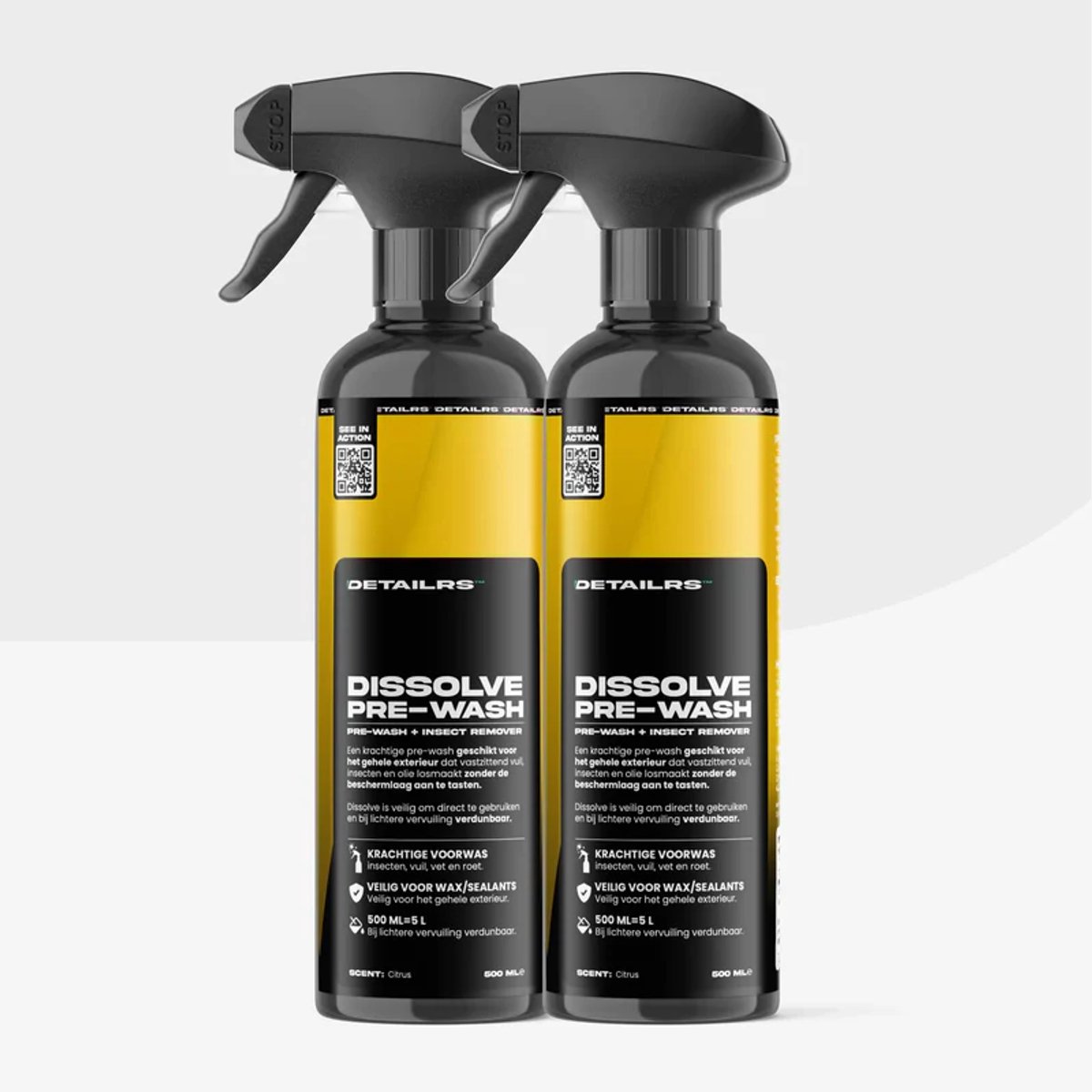 Detailrs Dissolve Pre-wash - Auto wassen - Voor Auto & Motor - 1L