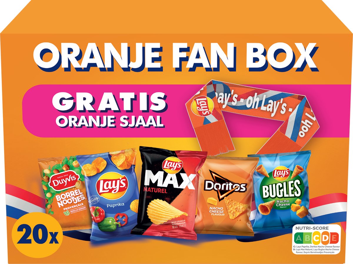 Lay's Oranje Fan Box