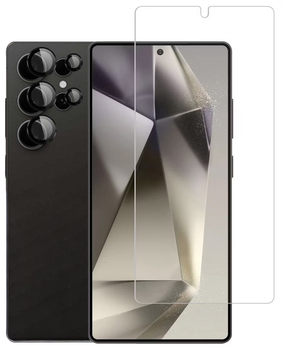 imoshion Screenprotector Gehard Glas Inclusief Camera Lens Protector - Geschikt voor Samsung Galaxy S24 Ultra