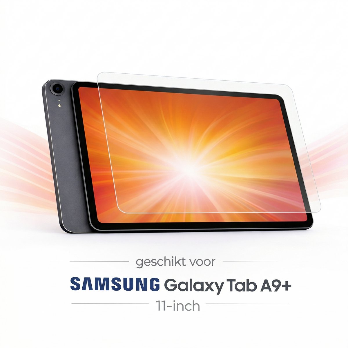 Brosendaal Screenprotector geschikt voor Samsung Galaxy Tab A9 plus - 11 inch – Ultradun en Krasbestendig – Kristalhelder door 9H Nano Coating