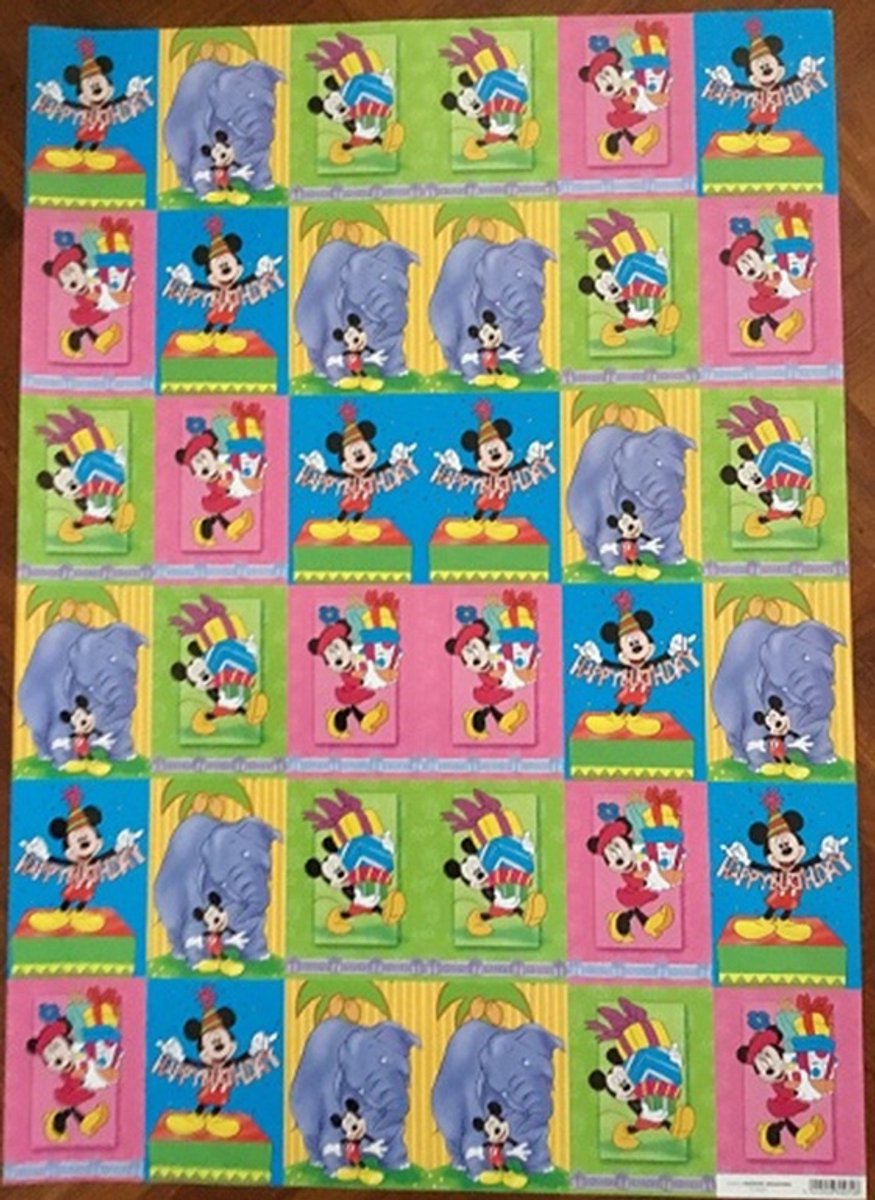 Knipvel groot 50 x 70 cm Mickey Mouse