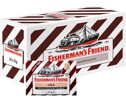 Fisherman's Friend - Cola Suikervrij - 24 zakjes - 25 gram