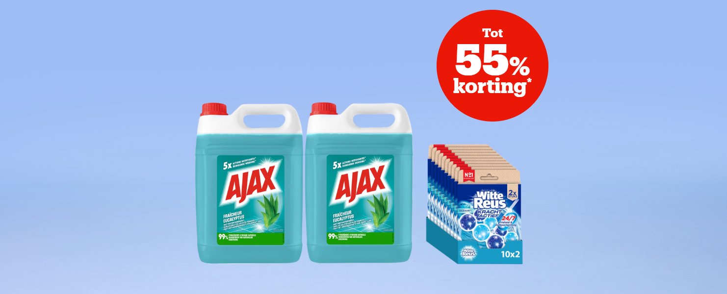 Tot 55% korting*