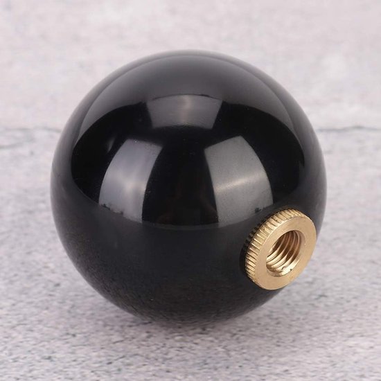 Versnellingspook Knop - Schakelhendel Auto - Auto Interieur Upgraden - Universele Pasvorm - 5-7 cm - Zwart — afbeelding 2