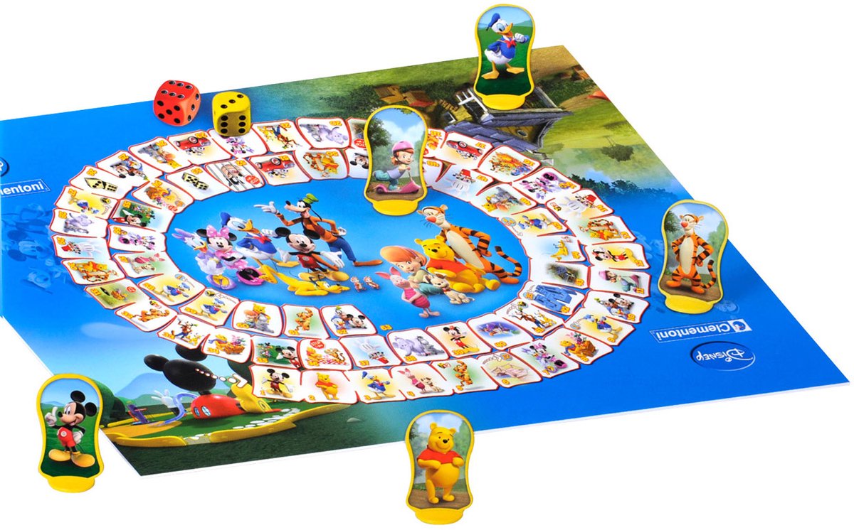 Clementoni Bordspel - Ganzenbord Disney - Gezelschapsspel voor Familie - Kinderen vanaf 6 Jaar — afbeelding 4