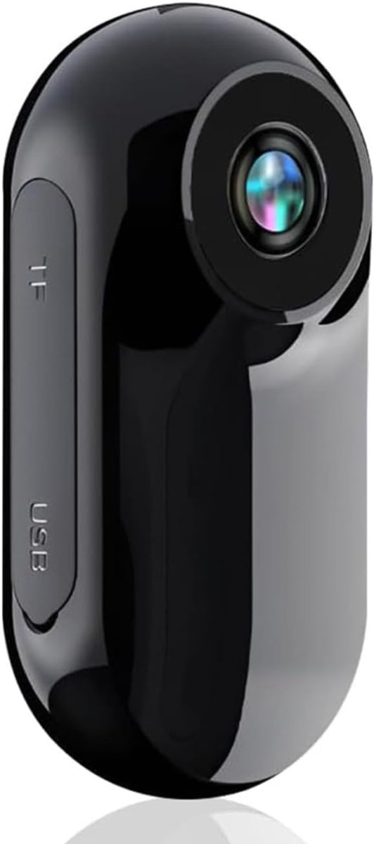 REN® Bodycam - Body cam - Body camera - Draaibare Lens HD 1080P - 3,91 cm - Zwart - 10cm x 10cm x 6cm
