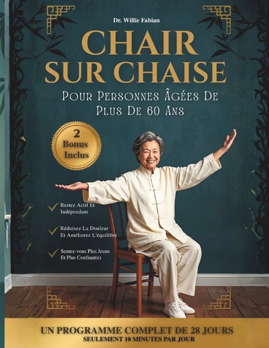 Tai Chi Sur Chaise Pour Personnes Âgées De Plus De 60 Ans - cover