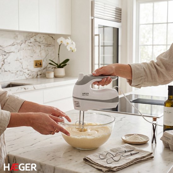 Haeger Max Mixer Handmixer - 500W - BL-5HW.011A van Merkloos — afbeelding 5
