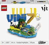 LEGO Editions - Vini Jr. – Faits saillants du football Ensemble de construction de football pour enfants - 43027