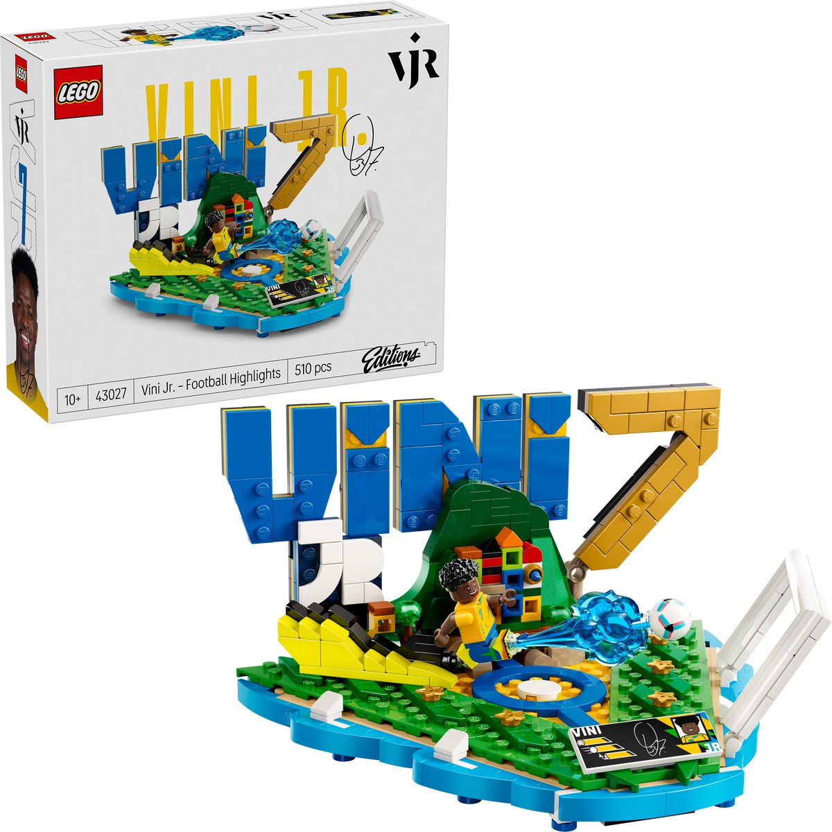 LEGO Editions - Vini Jr. – Voetbalhoogtepunten Voetbal Bouwpakket voor Kinderen - 43027 – foto 2