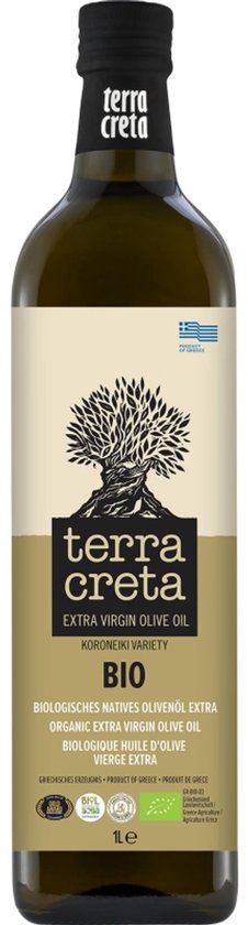Terra Creta – Biologische Extra Vierge Olijfolie 1L | Intens Fruitig & Koudgeperst