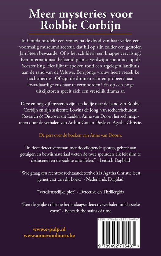 Een Robbie & Lowina mysterie - Meer mysteries voor Robbie Corbijn