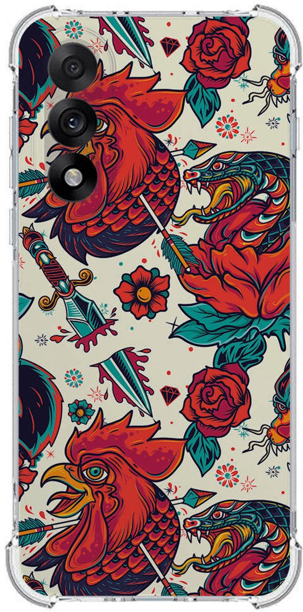 TPU Telefoonhoesje OnePlus Nord 5 - Old Skool schokabsorberende backcover