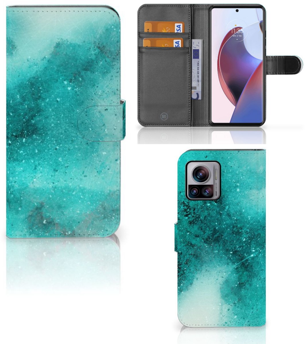 Hoesje Motorola Edge 30 Ultra Painting Blue