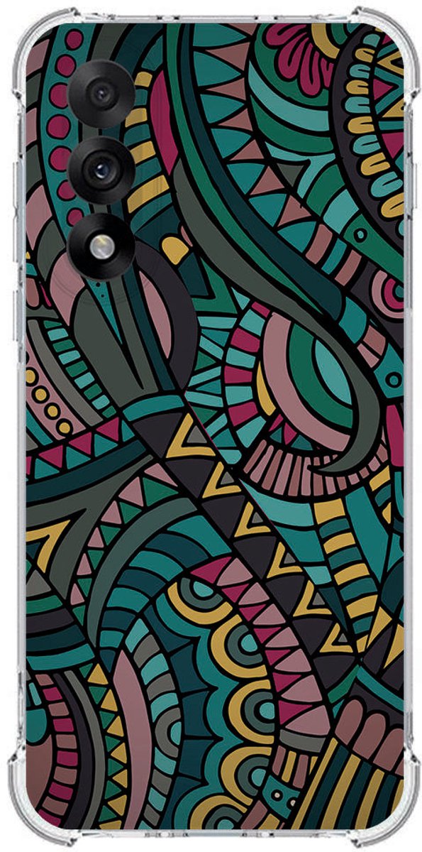 TPU Telefoonhoesje OnePlus Nord 5 - Aztec schokabsorberende backcover