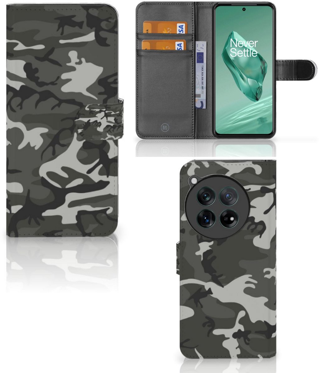 OnePlus 12 Telefoon Hoesje Army Light