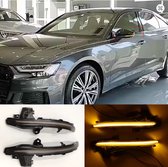 Dynamische Led Spiegel Knipperlichten Voor Audi A6 C8 A7 4K A8 D5 Vanaf 2018 Smoke
