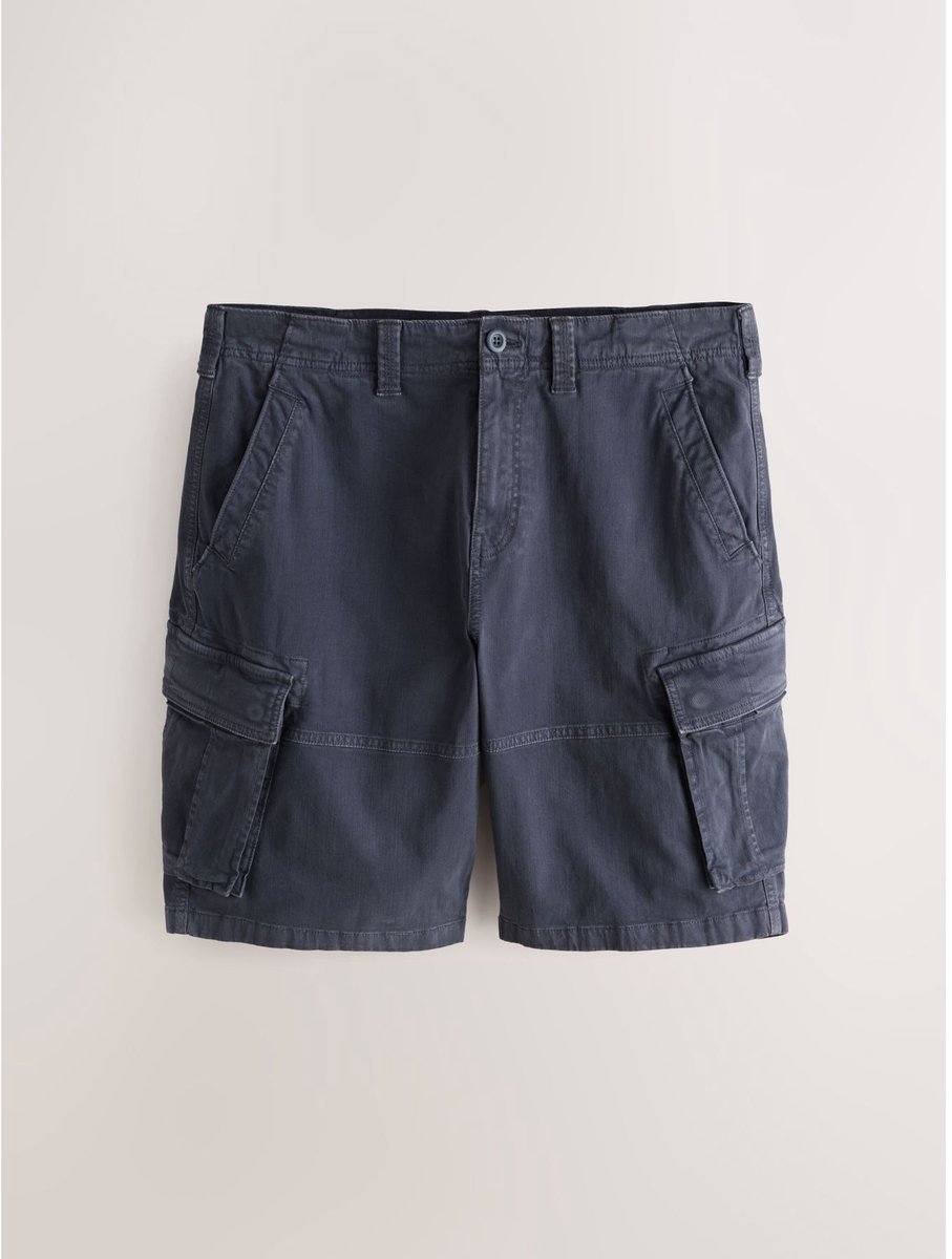 Next - Heren - Utility-cargoshort - Blauw