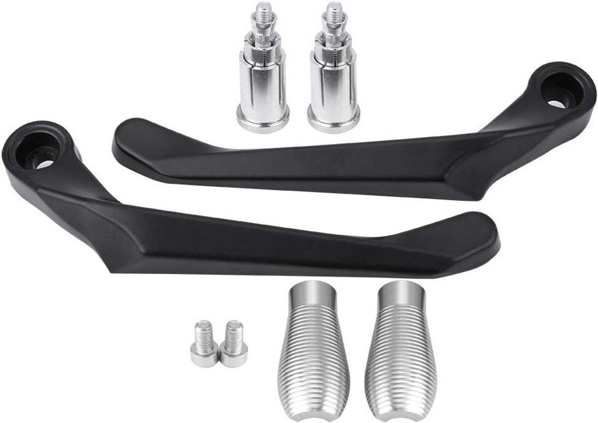 22 mm koppelingsmanchetten voor motorhandvatten in standaard zilver - Duurzaam, eenvoudig te installeren, universele pasvorm