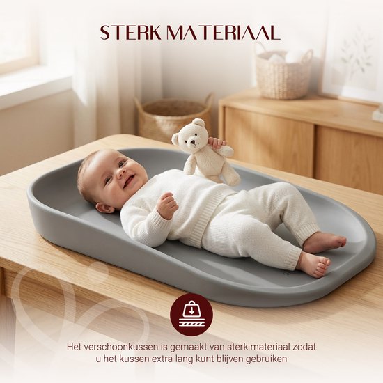 Baby Habits Verschoonkussen en Aankleedkussen - Waskussen - Luierkussen - Verzorgingskussen - luxe en comfort — afbeelding 4