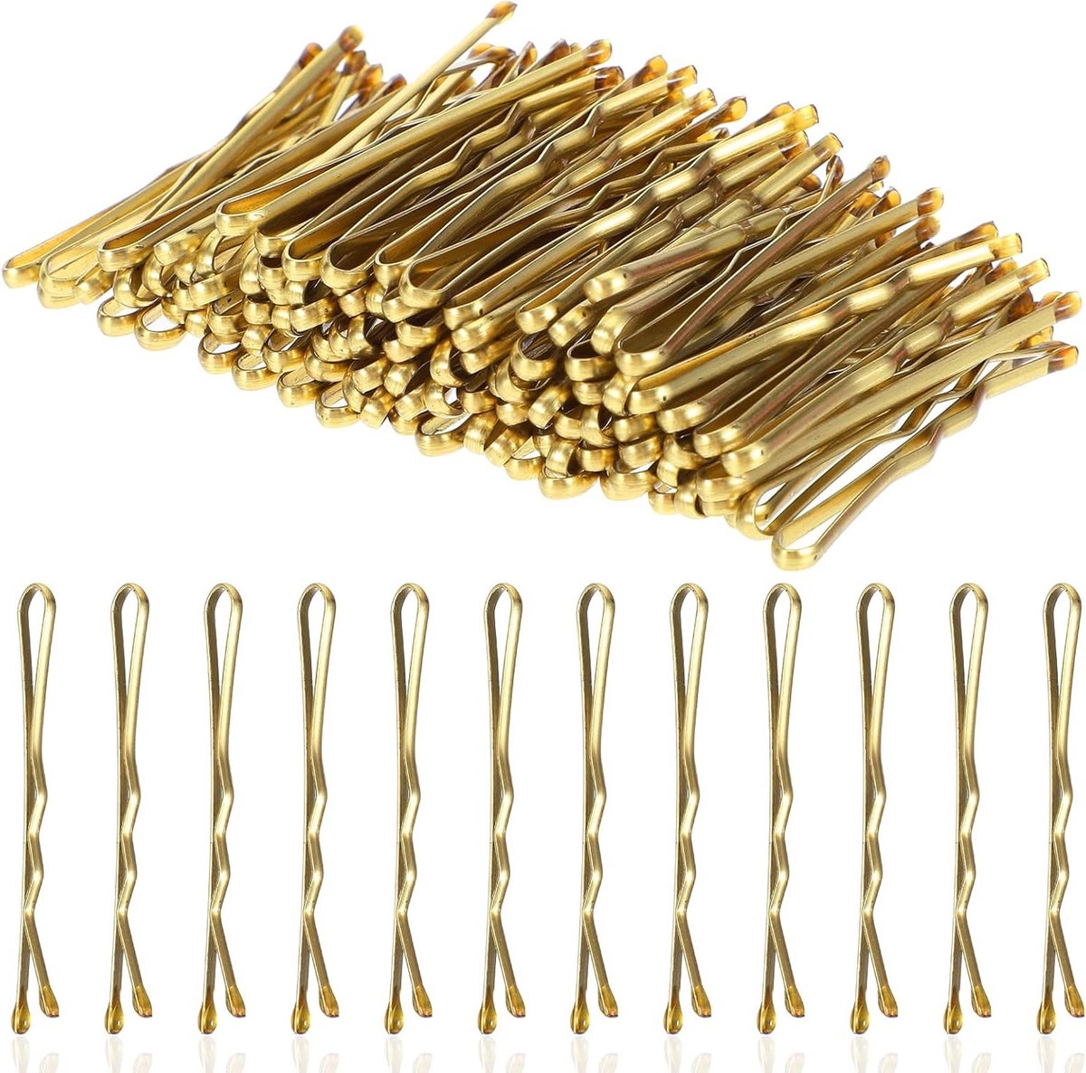 Mini Haarclips 3.5 cm - 100 Stuks Kleine Haarspelden voor Dames, Meisjes en Kinderen - Perfect voor Golvend Haar en Haaraccessoires