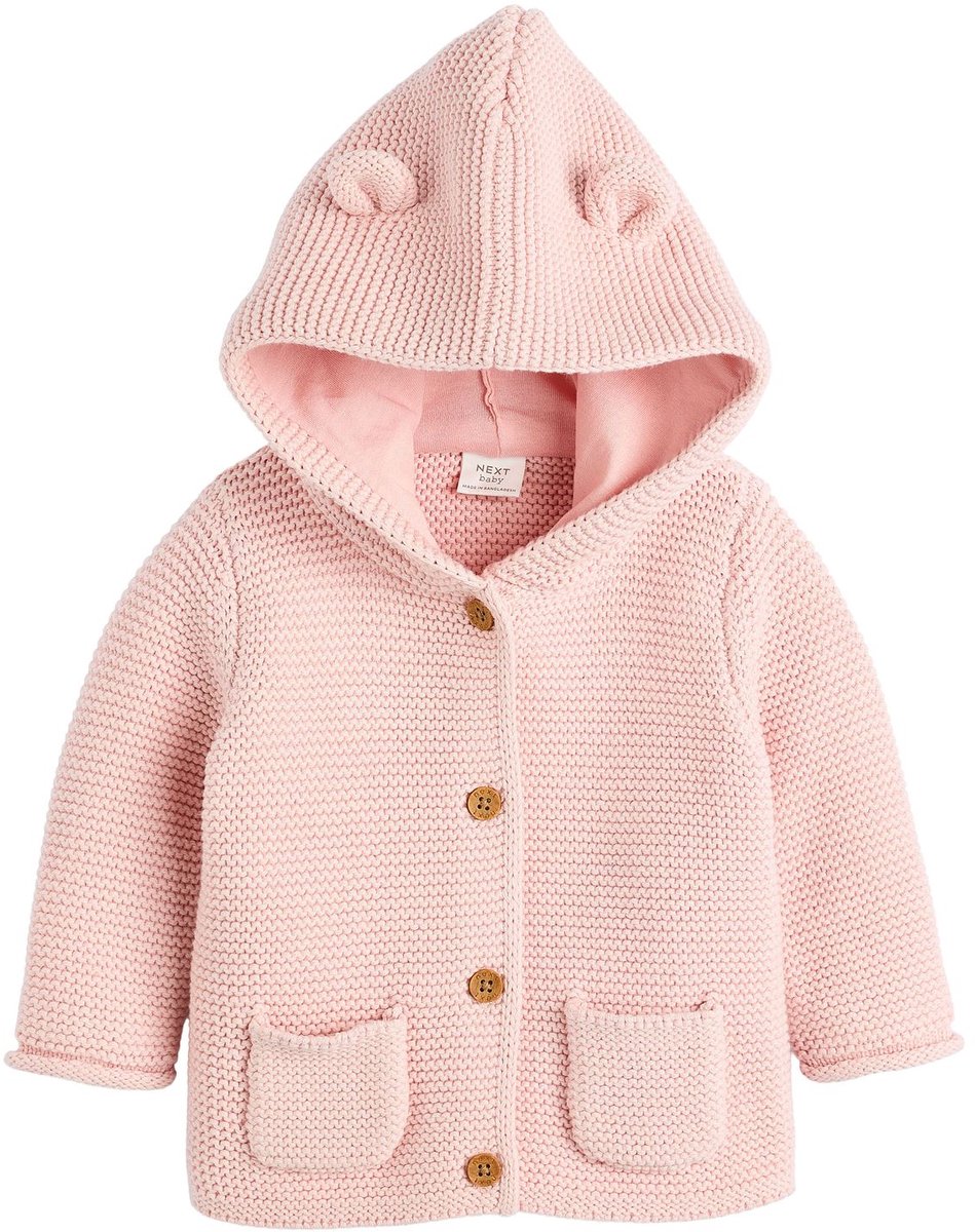 Next - Meisjes - Gebreid babyvestje - Roze
