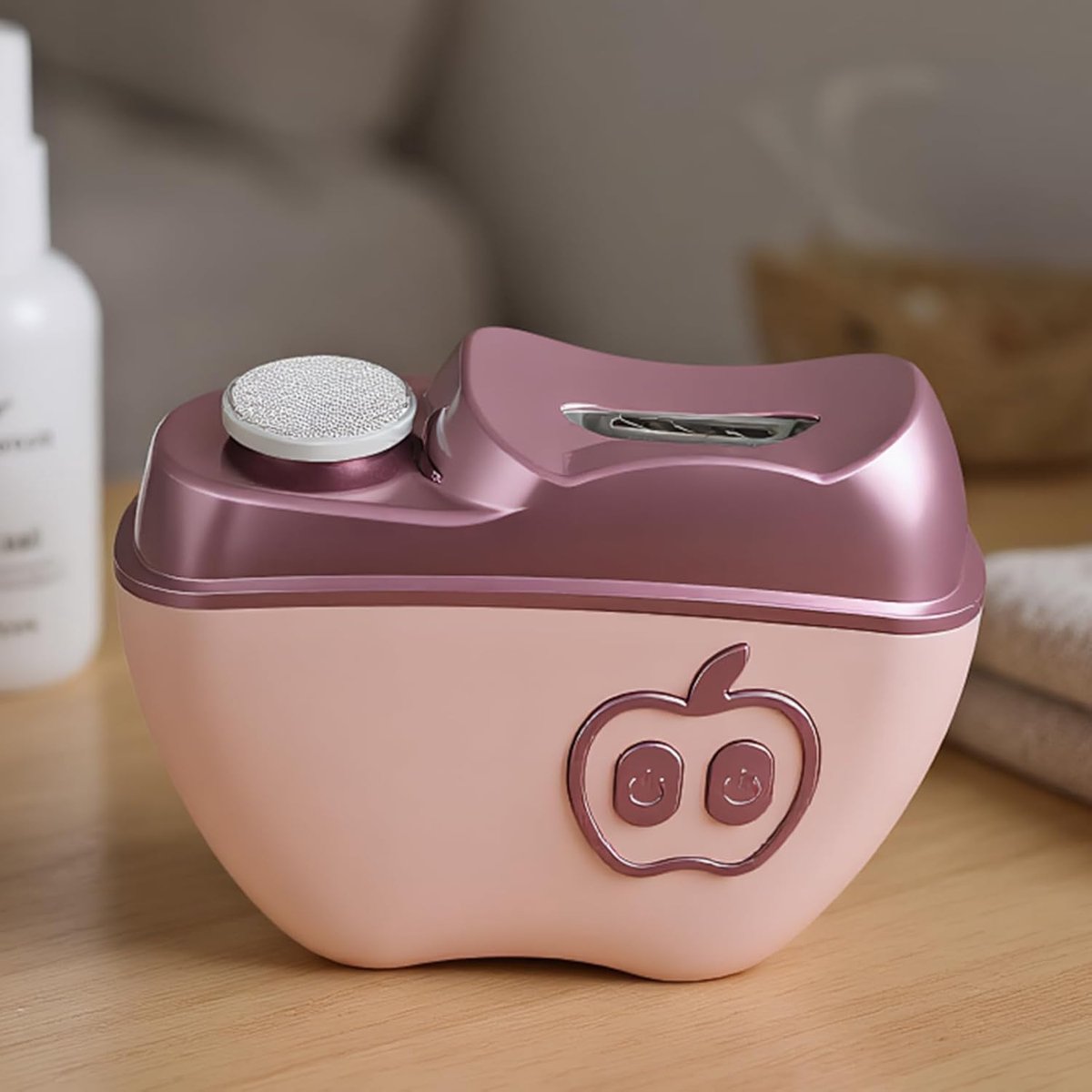 Elektrische teennagelknipper, elektrische teennagelknipper voor senioren met LED-verlichting, 2 snelheden, draagbare veilige nagelopvangbak voor de verzorging van ingegroeide nagels, manicure, voor