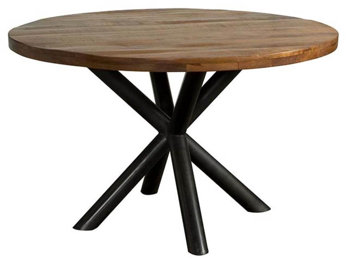 Tower Living Eettafel Selva - Rond Bruin Hout - Ø130cm