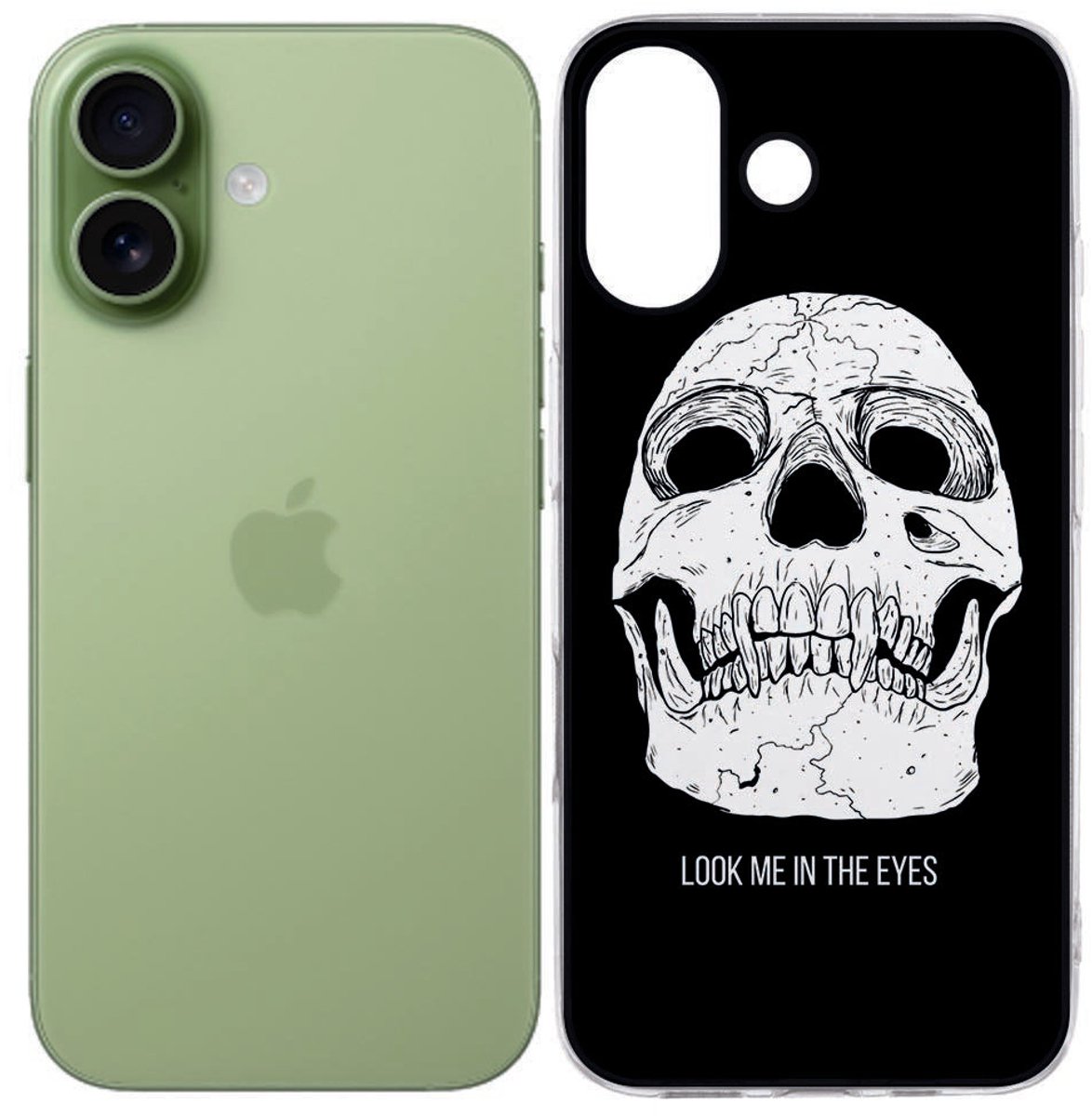 iPhone 17 Hoesje Skull Eyes (TPU)