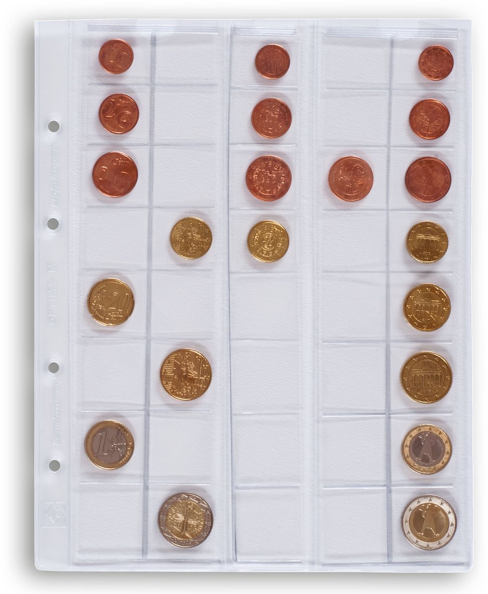Leuchtturm Optima euro muntbladen - 5 stuks