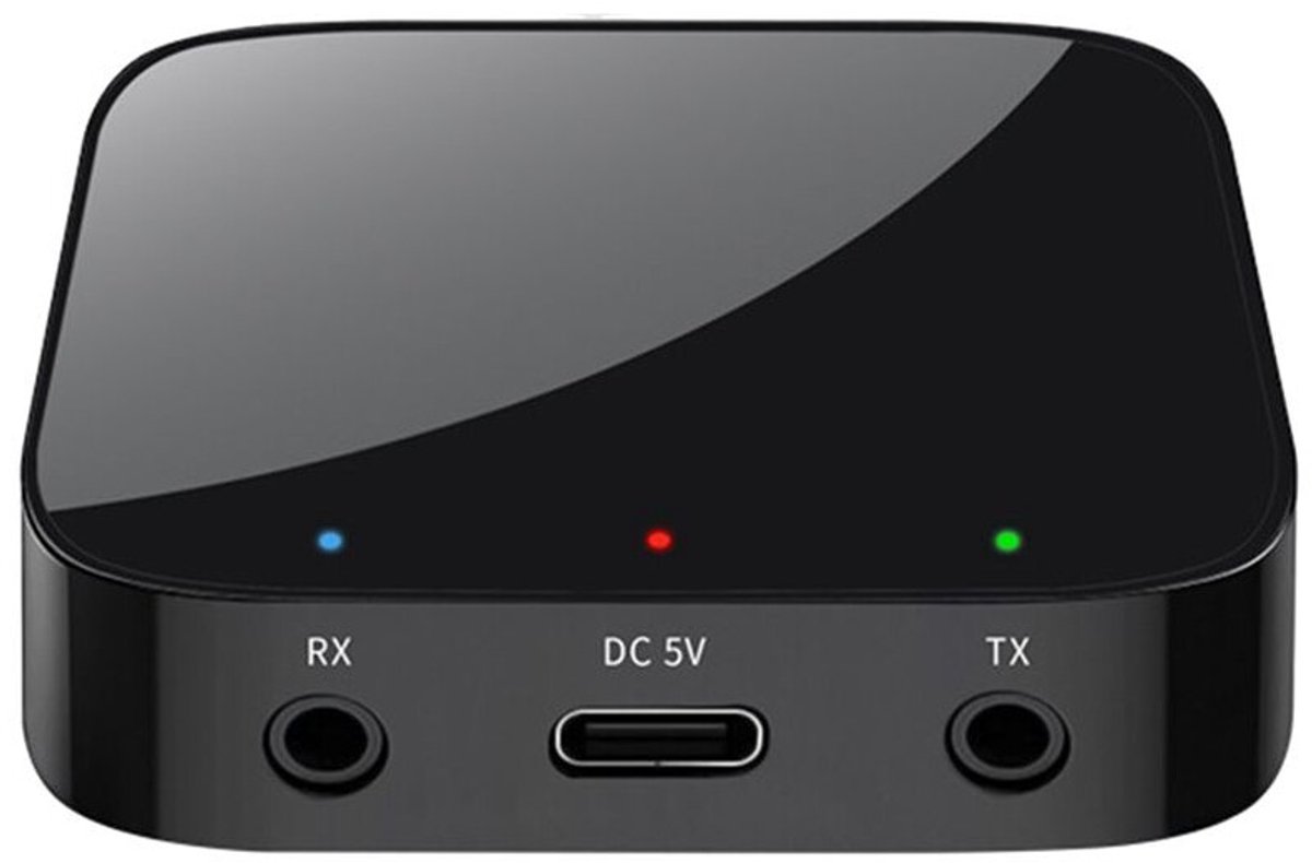 Nieuwe 2-in-1 computerzender en -ontvanger, 5,3 mm adapter, auto-AUX-omvormer