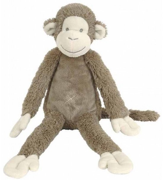 Chouette-Chouette - Luiertaart Neutraal - Kraamcadeau - Geboorte Jongen Meisje - Babyshower - Aap Mickey Clay bruin - Beige van Chouette-Chouette — afbeelding 3